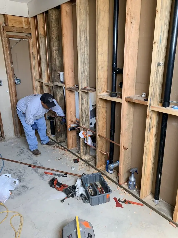 Commercial rough-in plumbing for Gas Line Repair in Patersons Corner